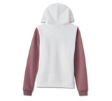 HARLEY DAVIDSON Felpa con cappuccio Raglan Harley-Davidson - Colorblock - Cloud Dancer e Wistful Mauve REF.96156-25VW