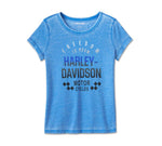 Harley Davidson Racing Graphic T -shirt Women - Lapis Blue Ref.