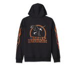 Sweat-shirt Harley Davidson Rising Eagle Men's - Harley Black. Réf.96519-24VM