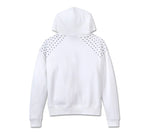 Harley Davidson Sweatshirt With Women's Pullover Hooded With Borchia - Bright White Ref.