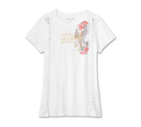 Harley Davidson American tradicional RIP & RIPAIR T -Shirt, para mujeres -Bright White Ref.96584-24VW