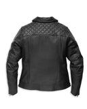 Harley Davidson Harley-Davidson® Jacke Frau Bezel Biker Kragen Lederjacke Ref.97006-22ep