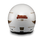 Harley Davidson 3/4 Helm mit Diamond Visor H-D X14 120. Jubiläum Ausgabe Ref. 97229-23ex