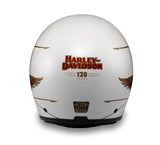 Harley Davidson 3/4 Helm mit Diamond Visor H-D X14 120. Jubiläum Ausgabe Ref. 97229-23ex