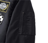 HARLEY DAVIDSON Giacca bomber At the Crank da uomo - Harley Black. REF.97450-24VM