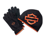 Harley Davidson Set Beanie Gift and Pile Gloves Ref.97665-25vm