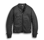 Harley Davidson Chaqueta de cuero para hombres impermeables Vanocker H-D con sistema de respiración triple Ref.98000-20em