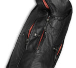 HARLEY DAVIDSON Giacca in pelle da uomo impermeabile Vanocker H-D con Triple Vent System REF.98000-20EM