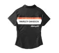 Camisa de Harley Davidson con cremallera frontal Stripe Women Ref. 99114-22VW