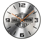 Harley Davidson convex wall clock Bar & Shield Ref.hdx-99245