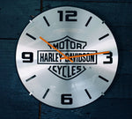 Harley Davidson Convex Wall Clock Bar & Shield Ref.HDX-99245