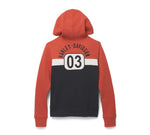 Sweat-shirt féminin de Harley Davidson avec Hoody et Frontaleref Hinge. 96595-22vw