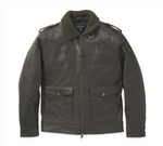 Chaqueta de cuero casual de chaqueta Harley-Davidson, cuero, Ref. Brown. 97015-22VM