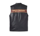 HARLEY Davidson Leather Vest 120th Men's Anniversaire Réf. 97036-23VM