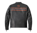 HARLEY DAVIDSON Giacca in pelle Victory Lane II da uomo - Nero REF. 98000-23EM