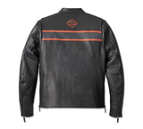 Harley Davidson Leather Jacket Victory Lane II pour hommes - Black Réf. 98000-23EM