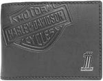 Harley Davidson Portafoglio Bar & Shield Cash Clip Ref. CR2375L-Black