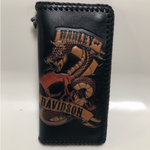 Harley Davidson para hombre Invierno 17 Road Serpent Biker Wallet Ref. HDMWA11414