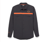 Camisa tejida de camisa Harley Davidson, Ref. Negro. 96034-22VM